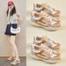 Dad Shoes Female Student Sports And Leisure Street Shoes Mesh Breathable Heightening Shoes_vogvips.com