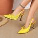Pointed Toe Bowknot High Heels For Women 2026 New Style Satin Stiletto Summer Women's Shoes To Pair With Dresses And_vogvips.com
