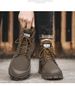 Rhubarb Martin Boots Men's Velvet Warm High-top Men's Shoes Outdoor Sports Non-slip Tooling Boots_vogvips.com