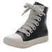Cross-Border Fashion Street Small Leather College Style New Large Eyelet Short Boots_vogvips.com