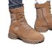European Warm Series New Style 021 Brown Combat Men Waterproof Training Outdoor Hiking Shoes Puncture-Resistant Desert Boots_vogvips.com