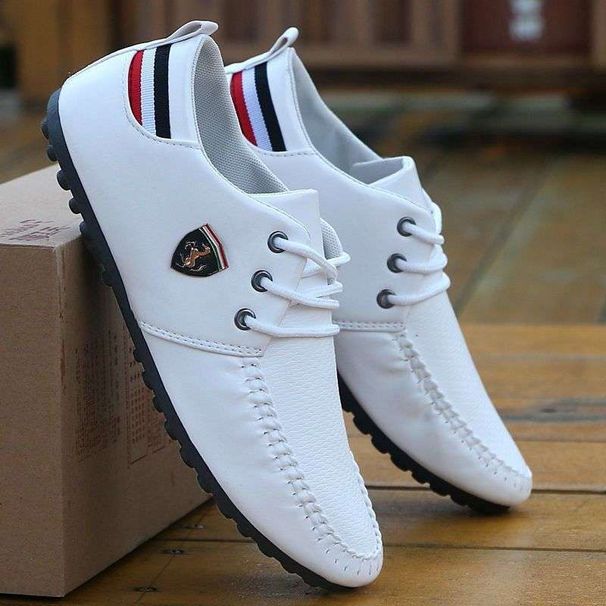 Euro Step Men's 2025 New Versatile Comfortable Non-Slip Loafers Trendy Korean Style Business Leather Shoes_vogvips.com
