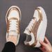 Cross-Border New Large Size Foreign Trade Women's Fashion European And American Style White Spring Color Block Sequin_vogvips.com
