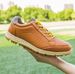 Men's Golf Shoes, Lightweight Golf Training Shoes Comfortable Spikless Walking Shoes Casual Fashion Golfers Sneakers_vogvips.com