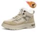 Men's Winter Fleece-Lined High-Top Martin Boots, Trendy Versatile Thick-Soled Extra-Warm Cotton Work Shoes, Ankle Boots_vogvips.com