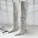 Sexy Slouch Versatile Heel Over-the-Knee Long 2025 New Fashion Personality Cool Pointed Toe High Boots_vogvips.com