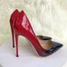 Women's Gradient Color High Heels Size 33-46 12CM Pointed Stiletto Shallow Mouth Single Shoes Celebrity Style_vogvips.com