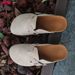 KZZO 2026 Genuine Suede Leather Women Mules And Clogs Adjustable Buckle Cork Footbed Comfort Casual Outdoor Slippers_vogvips.com