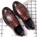 Suitable For All Seasons Brogue British Style Groomsmen Black Bridegroom Business Formal Suit Casual Leather Men's Wedding Shoes_vogvips.com
