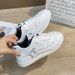 New Spring Fashion Thick Bottom White For Women, Casual Sports Versatile Board Shoes, Ins Trendy Shoes_vogvips.com