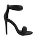 Plus-size Sexy Stiletto Sandals Women's One-line Back Zipper High-heeled Fashion Shoes_vogvips.com