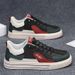 Men's Casual Sneakers - Lightweight Slip-Resistant Breathable Low-Top Shoes For Everyday Wear, Sizes 39-44 Daily Sports Casual All Match Style_vogvips.com