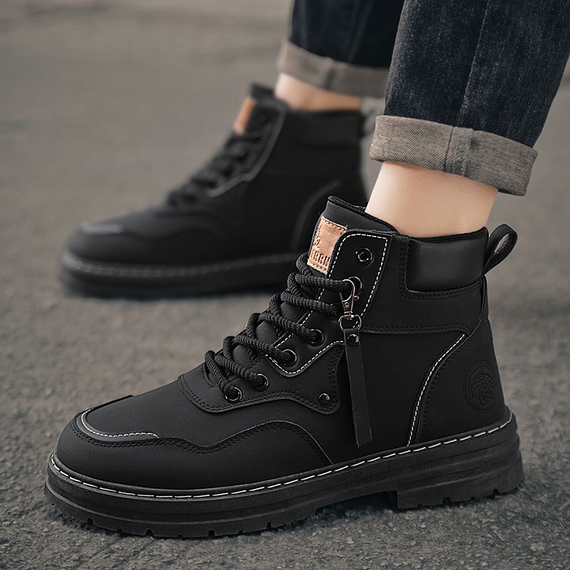 2025 High Top Martin Autumn British Style Workwear Men's Korean Version Versatile Thick Soled Short Boots Trendy Shoes 94Ec_vogvips.com