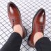 New Genuine Men's With Invisible Inner Height Of 6CM Lace Up Leather Business, Leisure, Shoes, Office Weing Shoes_vogvips.com