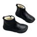 Handmade Short 2025 Winter New Martin Casual Versatile Snow Thick Sole Side Zipper Cowhide Women's Boots_vogvips.com
