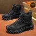 Winter High-Top Fleece-Lined Thick Martin Boots, Outdoor Functional Sports Hiking And Mountaineering Boots, Large-Size C_vogvips.com