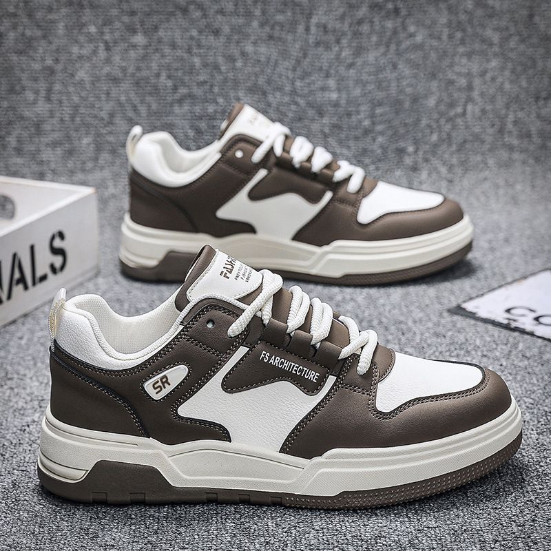 Casual Thick Soled Shoes Lightweight Men's Breathable Non Slip Versatile Trend Spring New Student Men's Shoes_vogvips.com