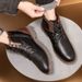European Warm Series Martin Casual Large Size Zipper Ankle Men's Autumn Winter High-top Shoes Desert Work Boots_vogvips.com
