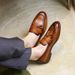 Summer High-end Round Toe Flowing Su Le Fu Business And Leisure, British St, One Foot Leather Shoes For Men, Men's_vogvips.com
