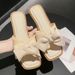 Internet Celebrity Beach Sandals, Summer Trend, One Line Out, Ins Versatile Square Slippers, Women's Clip On Feet_vogvips.com
