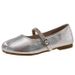 Flat-bottomed Ballet Single Shoes Women's Shallow Mouth Mary Jane Shoes With Skirts French Evening Wind Beanie Shoes_vogvips.com