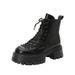 Women's Shoes Small Thick Soled Height Enhancing Martin Boots For Women 2025 New Autumn And Winter Style Thick Heel Versatile Motorcycle Short Boots_vogvips.com