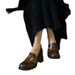 Lancui 2025 New Square Toe Chunky Slip-On Loafers High Heel Leather For Women British Style Shoes_vogvips.com