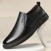 Euro Step 2025 New Middle-aged And Elderly First Layer Cowhide Slip-on Casual Leather For Men Business Formal Sole Soft Surface_vogvips.com
