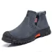 Men Steel Toe Safety Work Shoes Insulated Smash Anti Slip Wear Resistant Outdoor Industrial Protective Boots_vogvips.com