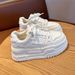 Soft Leather Thick Soled White Shoes For Women New High Value Versatile Height Increasing Sneakers Casual Sports Shoes_vogvips.com