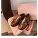 British Style Exquisite Carved Baroque Single Shoes Thick Heel Small Leather Shoes Loafers_vogvips.com