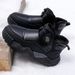 Men's Winter Snow Boots With Fleece Linin, Waterproof & Slip-Resistant High-Top Shoes For Extreme Cold Weather Leather And Fur Non Slip High Top_vogvips.com