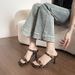 Summer New Tyle Imple Elegant Quare-toed Open-toe For Women, Fahionable And Exy Tiletto High Heel, Lip-on_vogvips.com