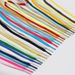Shoelaces Wholesale Flat 0.8cm Coarse Pattern Thickened Mesh With Small White Shoes Solid Color Shoelaces_vogvips.com