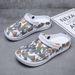 Men’s Shoes Hole Shoes Men's Wading Closed Toe Beach Shoes Summer New Breathable Sandals Cross Border Large Size Youth Slippers_vogvips.com