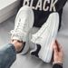 Autumn Men's New Breathable White For Male Students, Korean Version Trendy And Versatile Thick Soled Sports Shoes,_vogvips.com