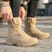 Men's Winter Warm And Plush High Top Hiking Shoes Wholesale Jungle Combat Boots_vogvips.com