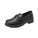 Small Leather Shoes Women's Flat Single Shoes Women's Shoes Large Size Women's Middle-aged Loafers_vogvips.com