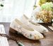 Wood Grain Soles, Square Thick Heels, Spring And Summer New Embroidered Cloth Fashionable Pointed Women's Singles Shoes,_vogvips.com