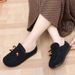 Fleece-Lined Cotton For Women 2025 Autumn Winter New Comfortable Warm Slip-On Loafers Fluffy Shoes_vogvips.com