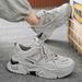 Men’s Shoes men's shoes summer youth mesh sports shoes running boys trendy brand black warrior dad shoes height increase_vogvips.com