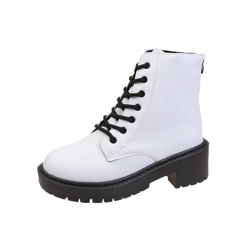 2024 Autumn And Winter New British Style Fashion Round Head Front Strap With Handsome Motorcycle Boots_vogvips.com
