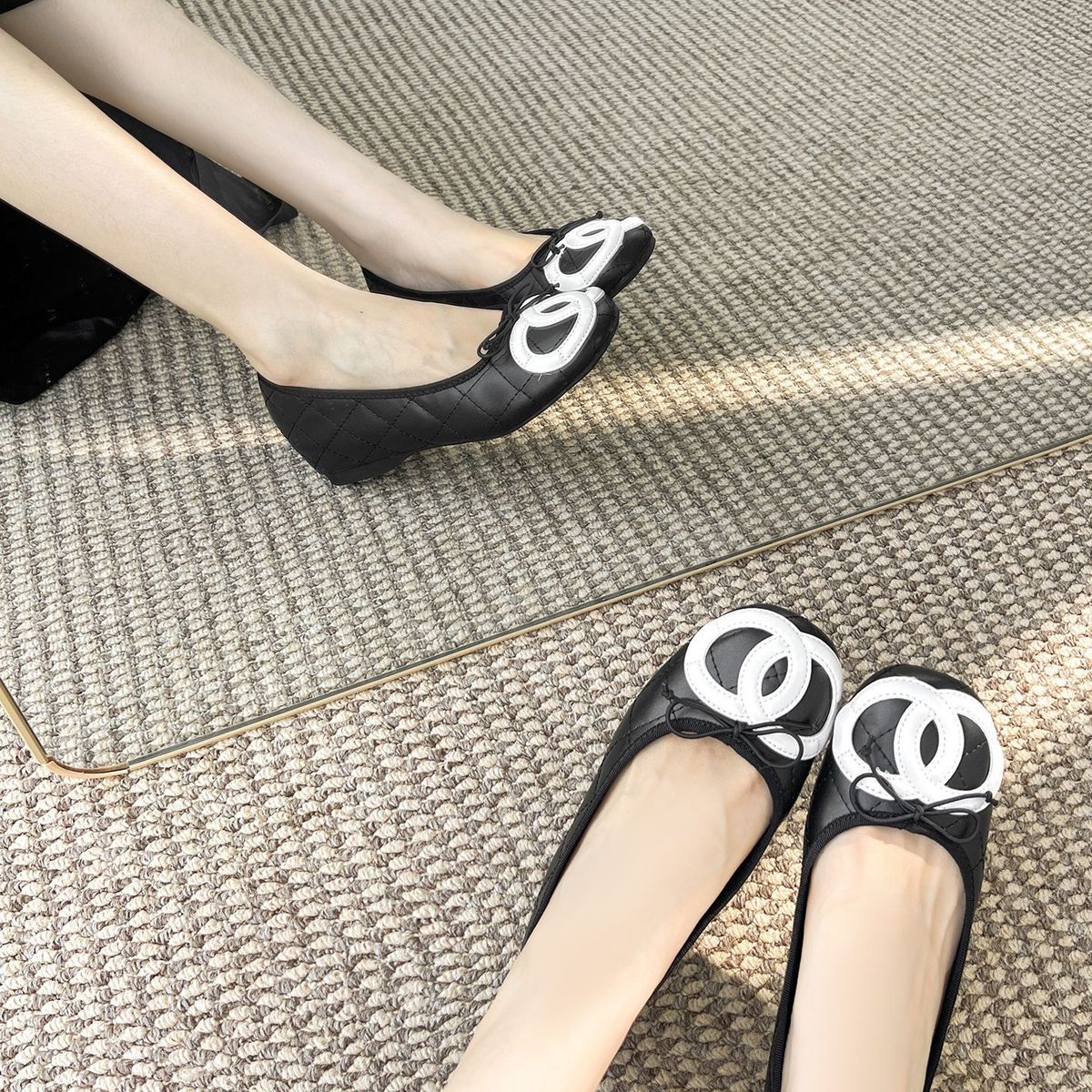 Short-stature Height-increasing Floral-patterned Lace-up Flats For Women, French-style Retro Flat Shoes Suitable For Daily Wear_vogvips.com