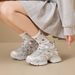 Hollow-out Hoe For Women, 2026 Ummer New Model, Women' Port Caual Hoe, Thick-oled Height-increaing Dad_vogvips.com