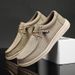 Fly-knit casual shoes Men's light loafers slip-on flats_vogvips.com