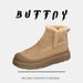 Men's Winter Snow Boots With Fleece Lining, Waterproof & Slip-Resistant, Casual Outdoor Hiking Shoes With Thick Sole_vogvips.com