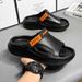 for Men 2025 New Summer Indoor Home Bathing Bathroom Anti Slip Wear Resistant Outdoor Driving Sports Cool Slippers_vogvips.com