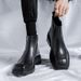 European Warm Series 2025 Autumn New Men's Workwear Mid-Heel Square Flat Toe Mid-Cut Low-Cut Side Zipper Martin Boots 4512-R_vogvips.com