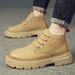 Fashion Chelsea Boots Men's Pointed Business Casual High-top Leather Shoes Retro Short Boots Heightening Martin Boots_vogvips.com
