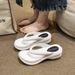 Summer EVA Stepping On Shit Touching Word Women, Thick Bottom Slippers For Fashion, High End, Beach Sandals_vogvips.com